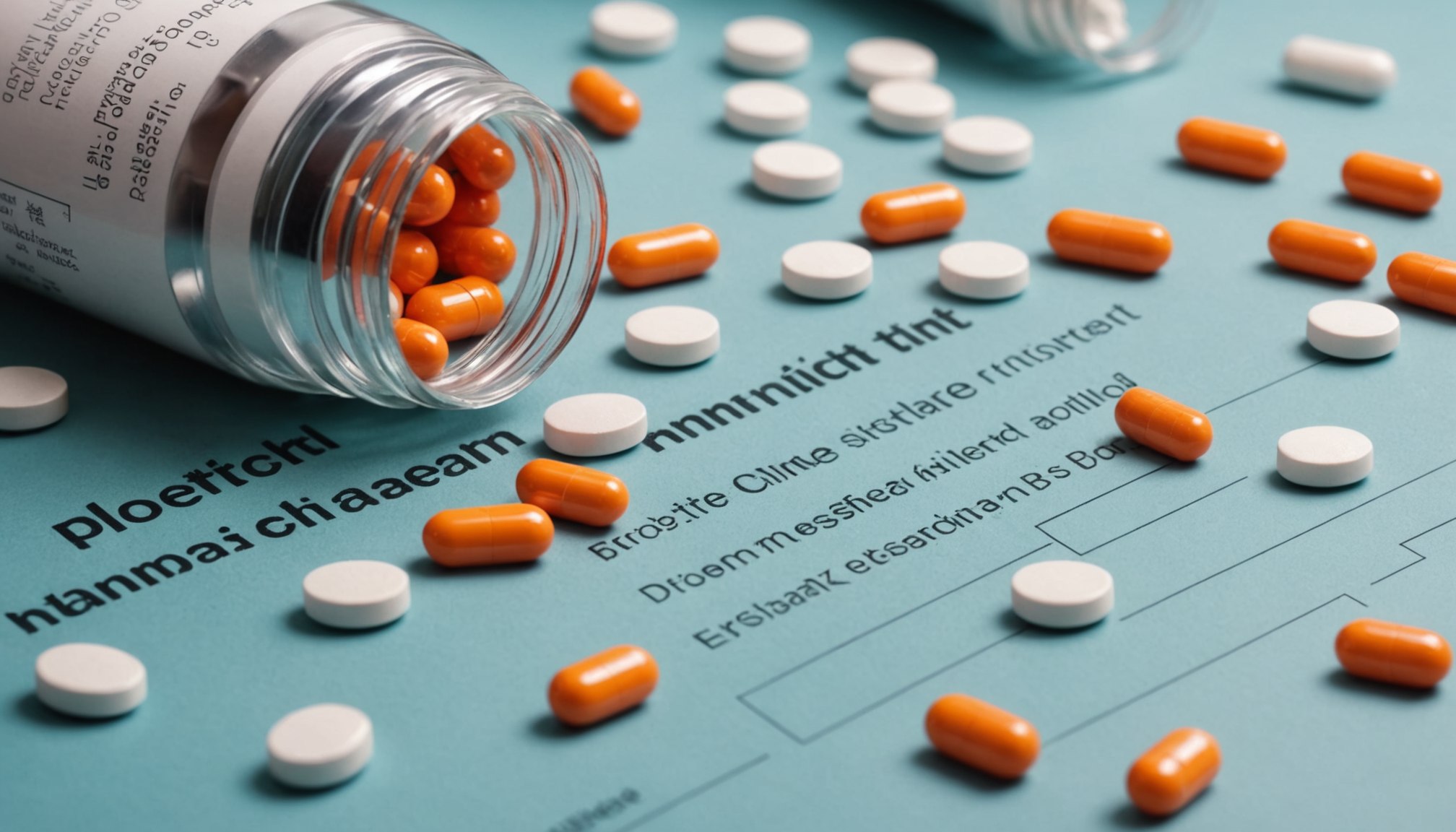 Educational illustration showing common ED pills and a checklist for safe use on a medical-themed website